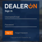 CMS Login Screen