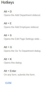 Hotkey Menu